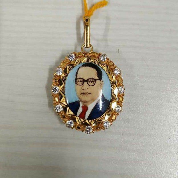 22KT Gold Baba Saheb Ambedakar Photo Pendant