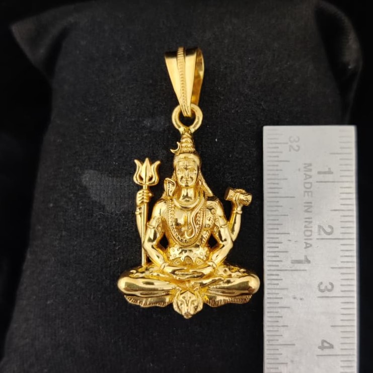 916 Gold Fancy Shankar Bhagavan Pendant