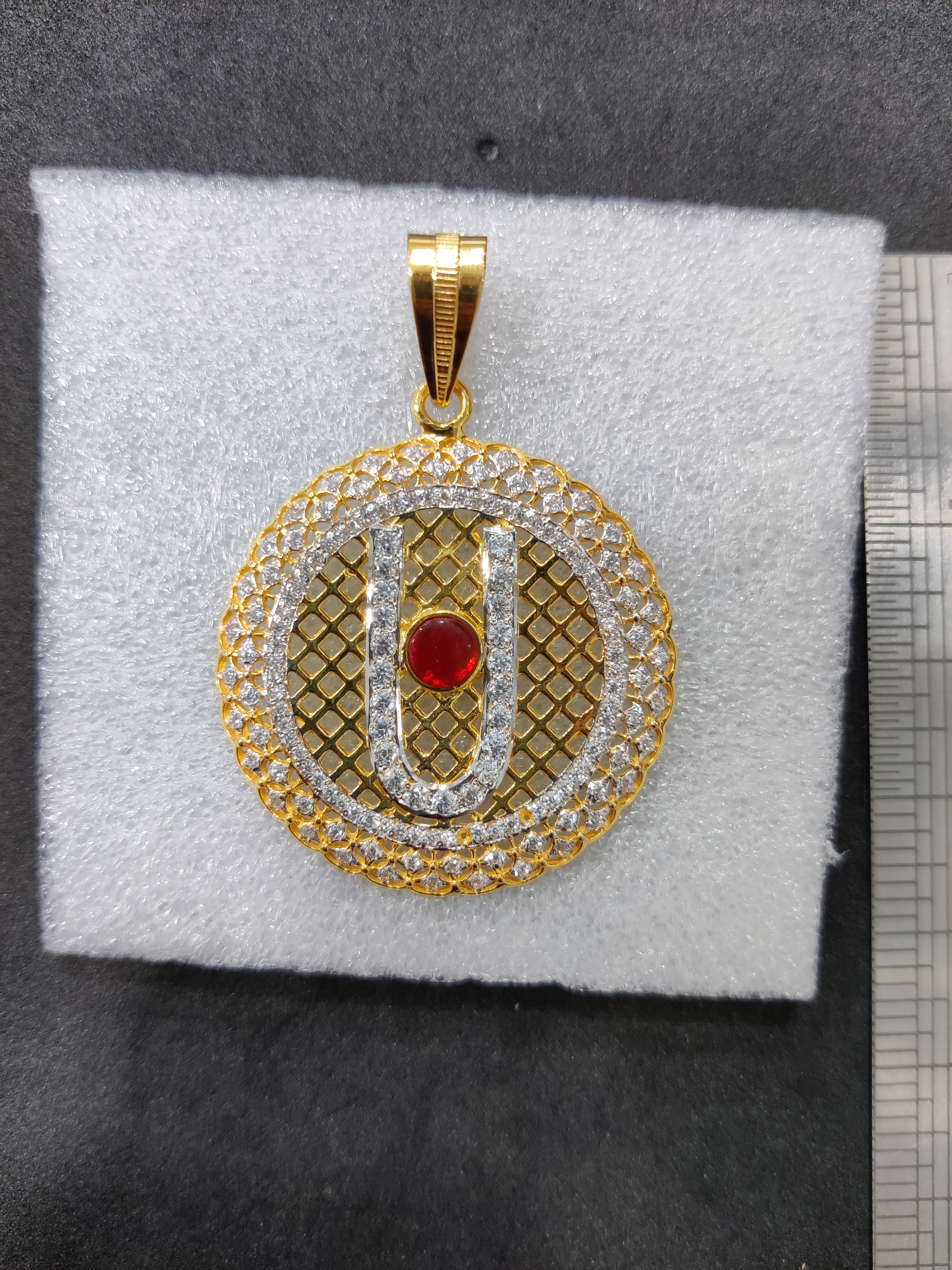 916 Gold Fancy Tillak Pendnat