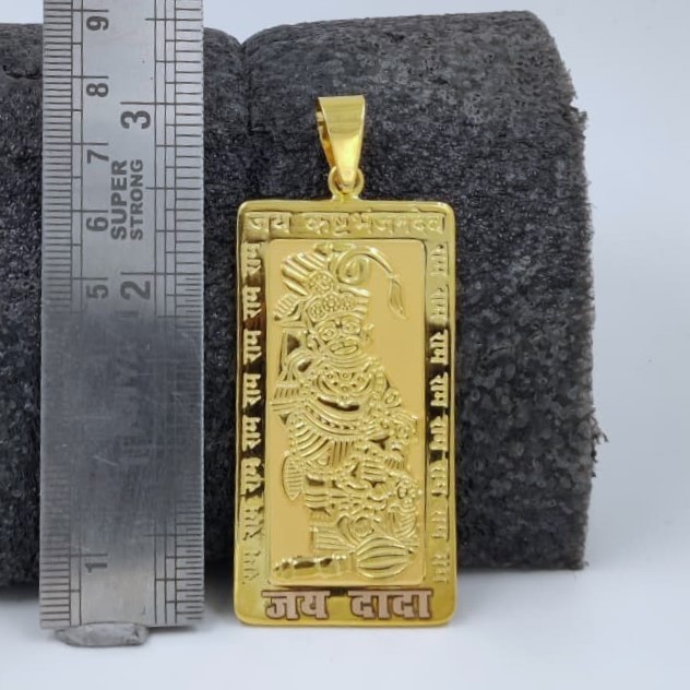 916 Gold Fancy Hanuman Pendant