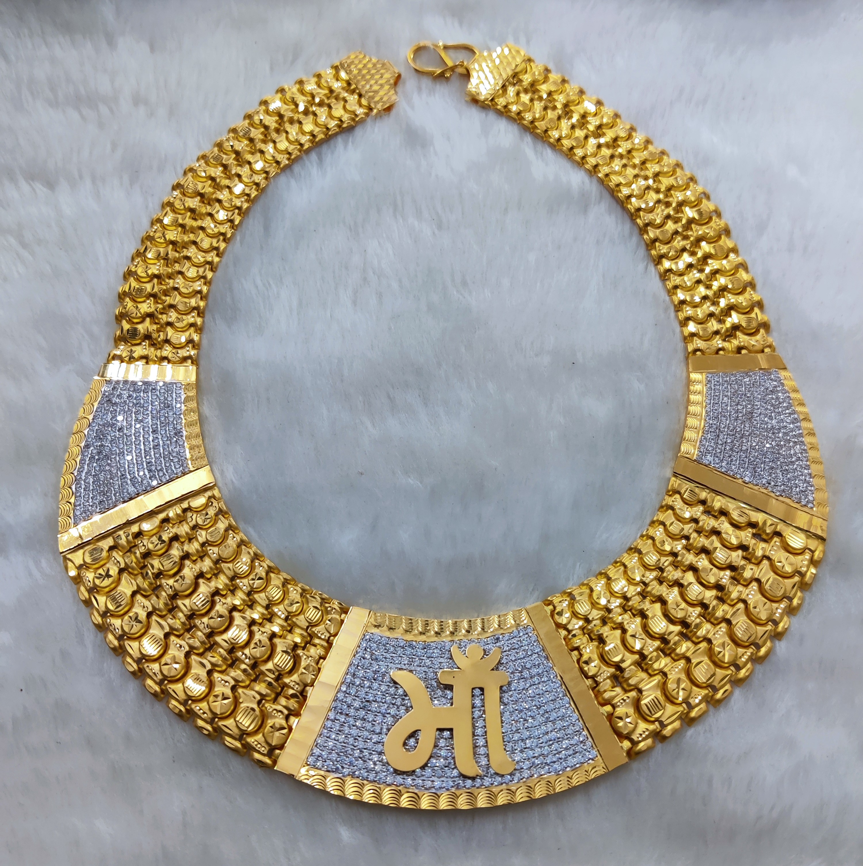 916 Gold Bahubali Maa Chain