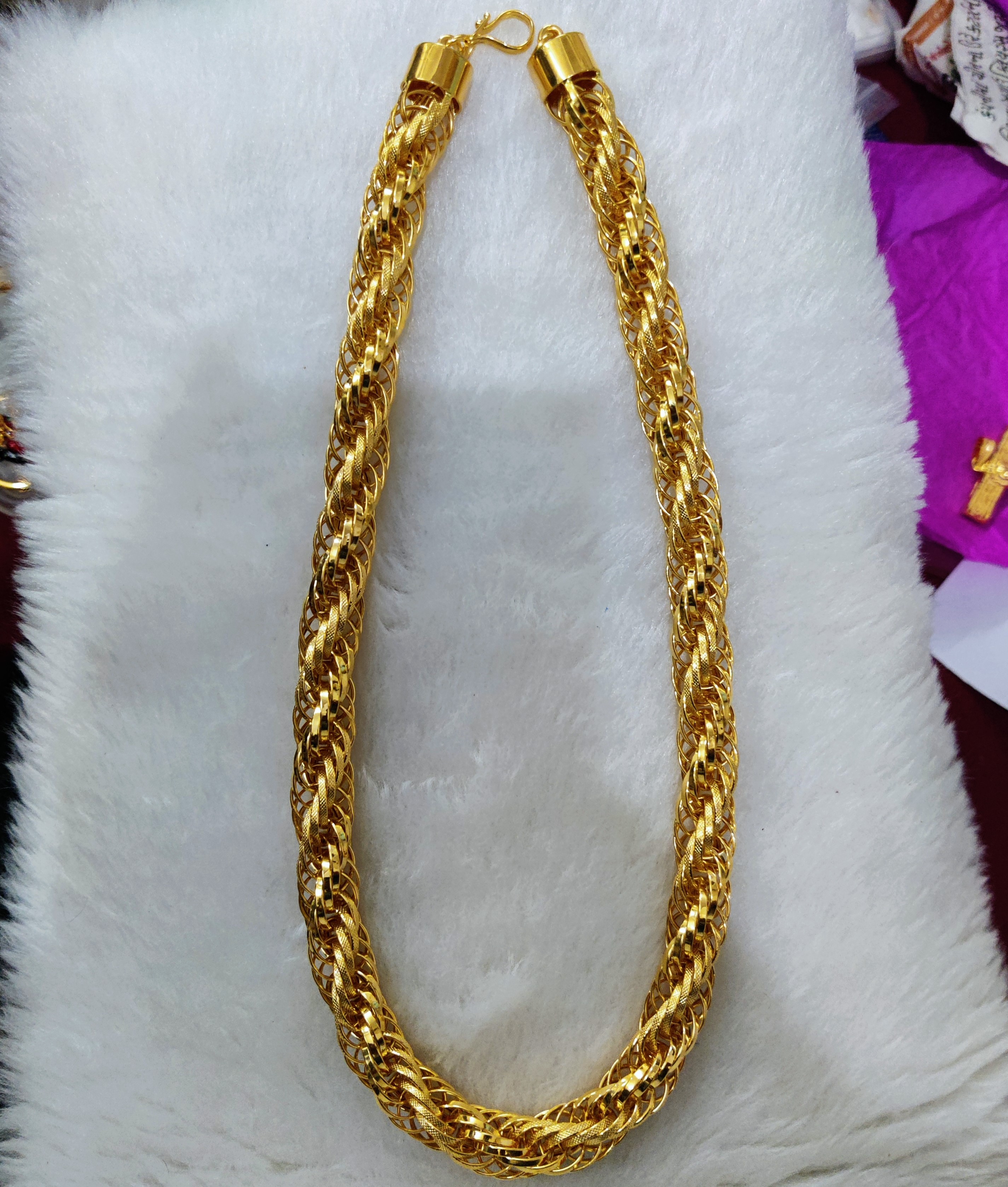 916 Gold Super Hollow Chain