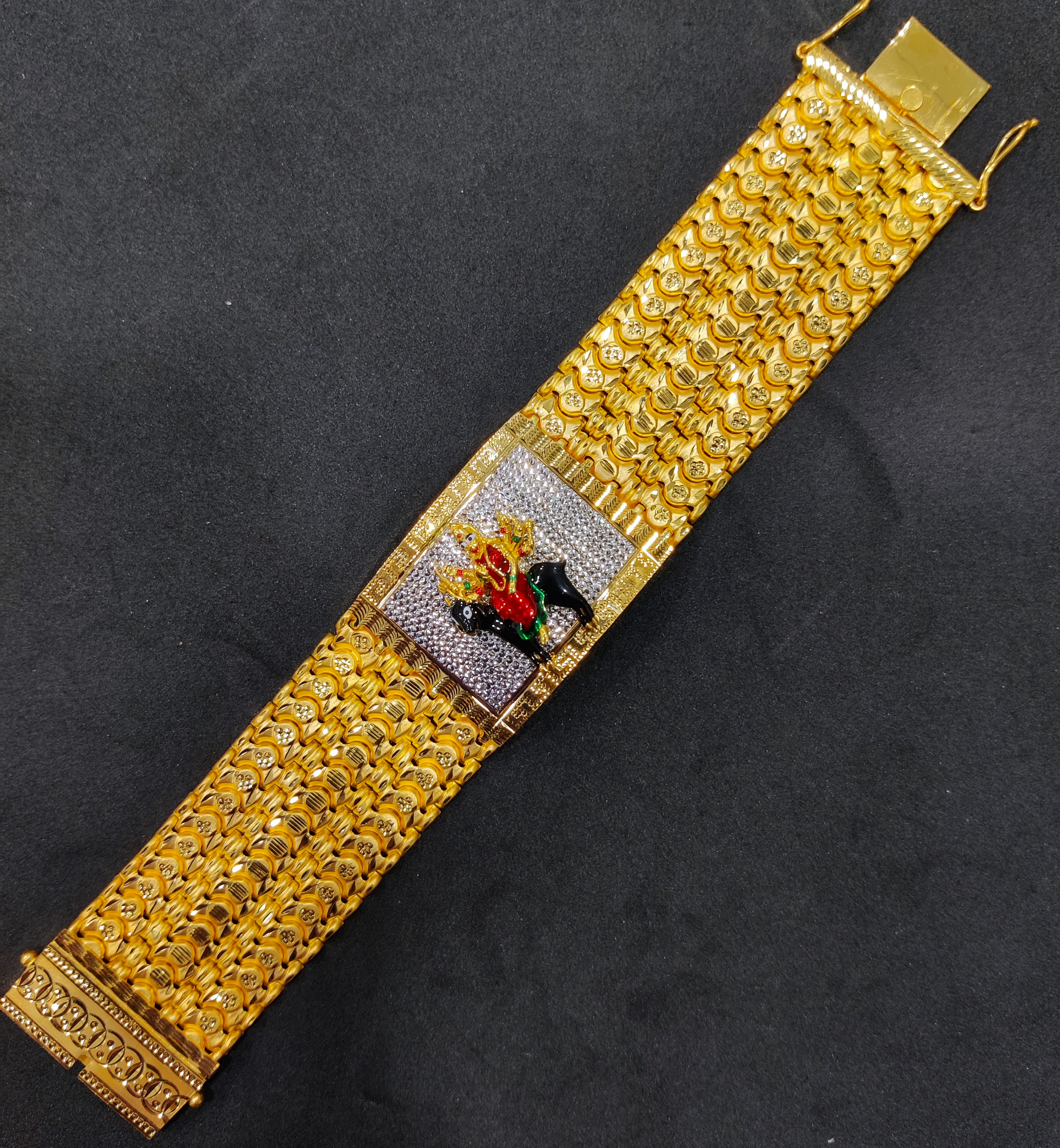 916 Gold Fancy Meladi Maa Braclet