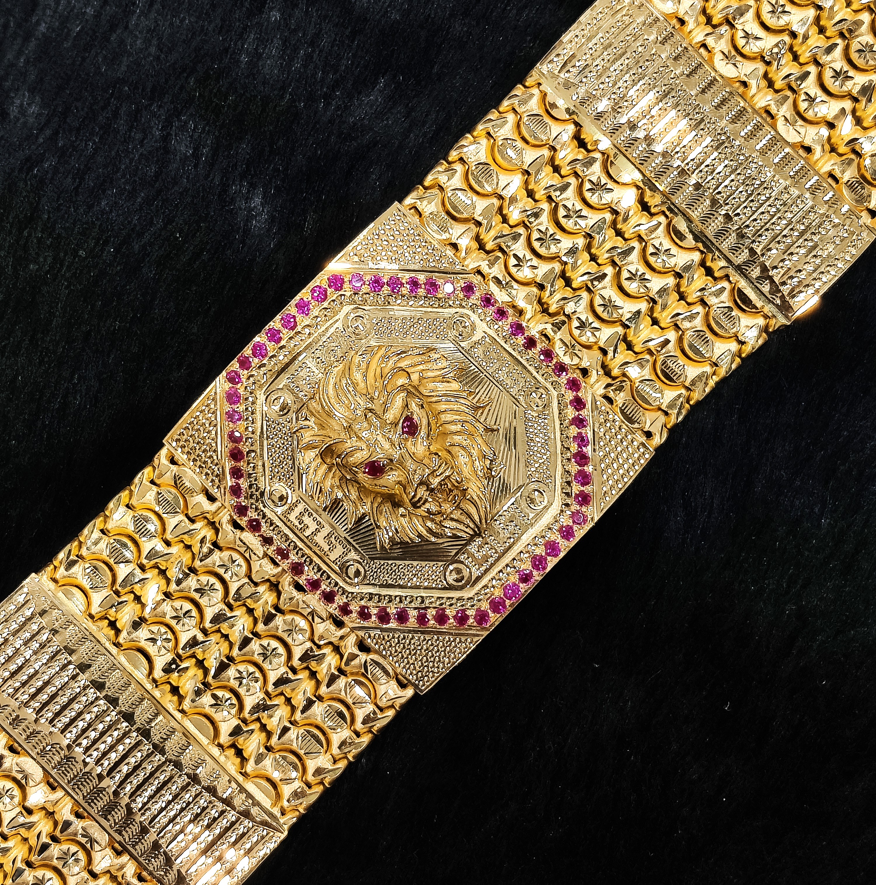 916 Gold Bahubali Lion Face Lucky-23