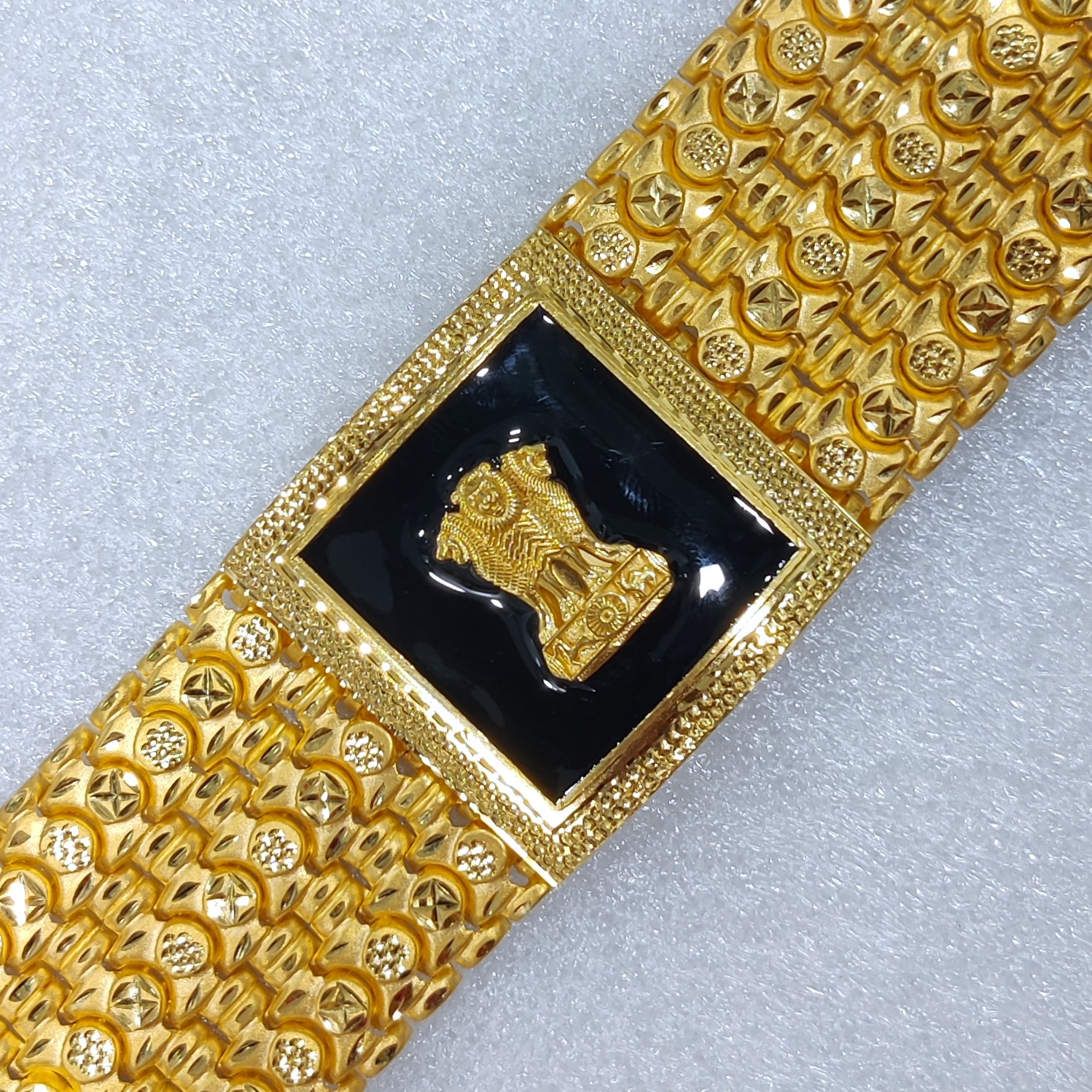 916 Gold Fancy Bahubali Ashok Stambh Lucky-26