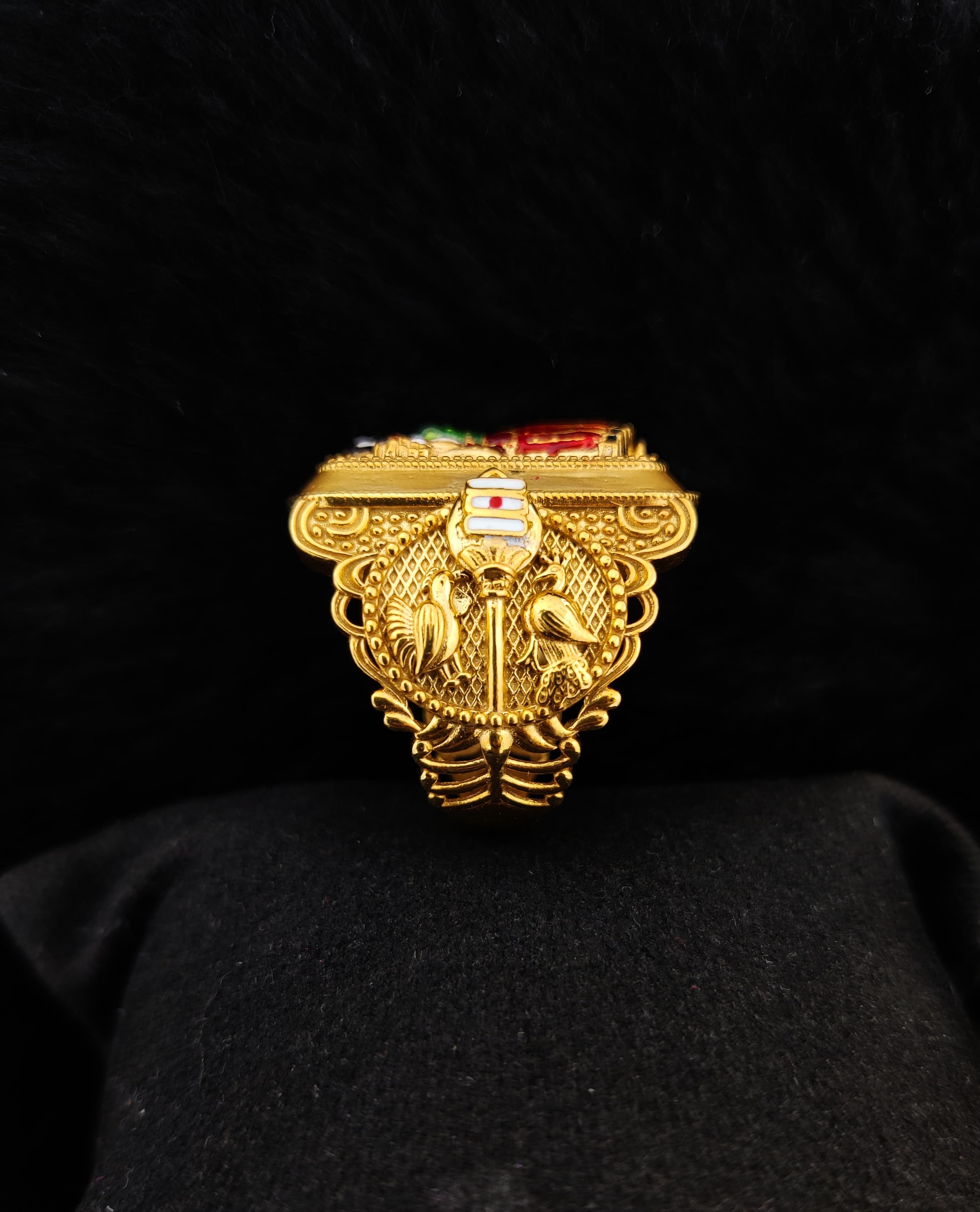 916 Gold Bhatiyani Maa Designer Ring