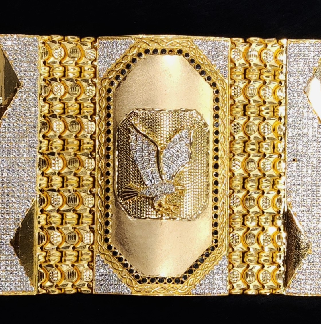 916 Gold Fancy Kings Braclet-15