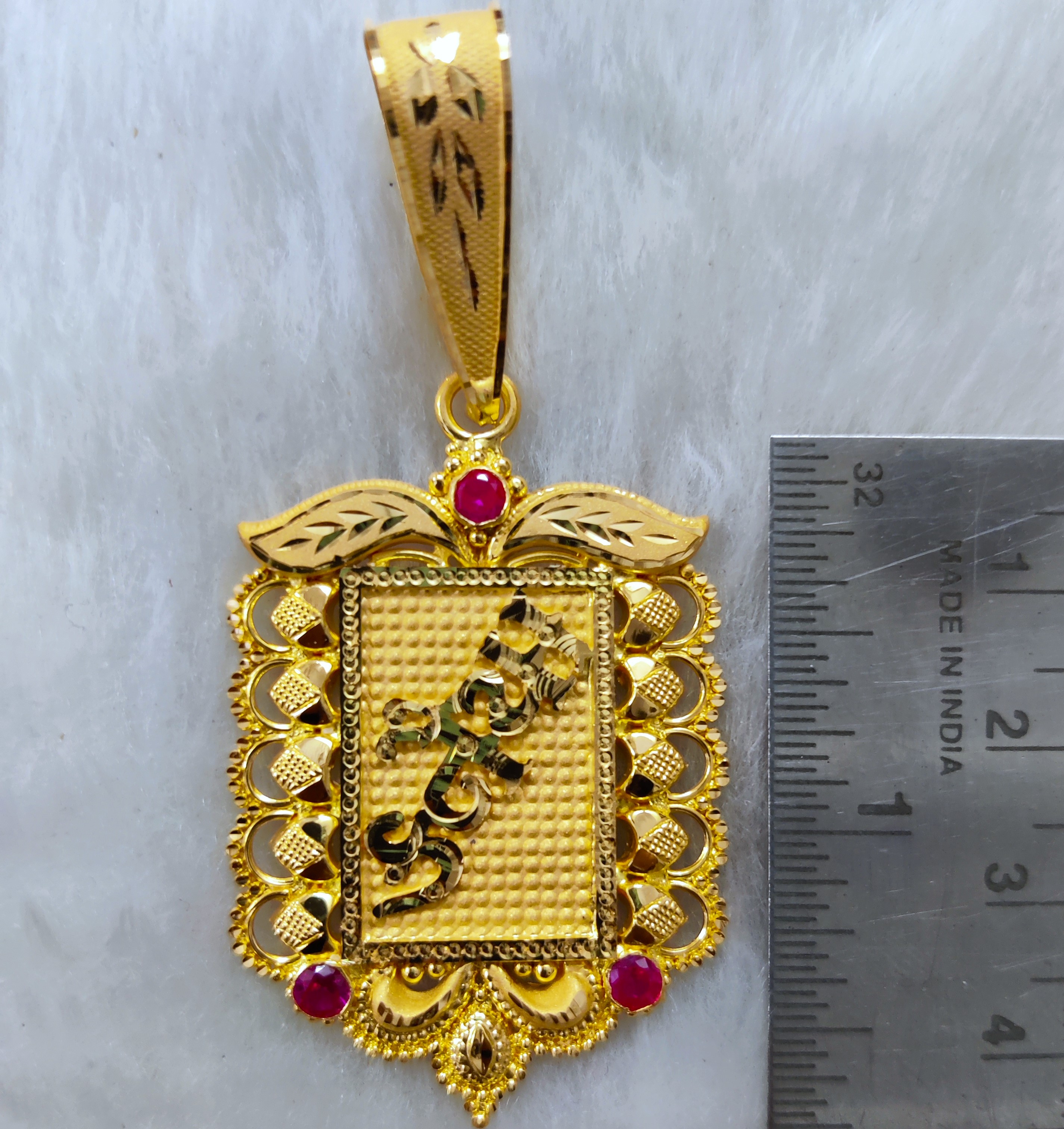 916 Gold Kanaiya Named Pendant-33