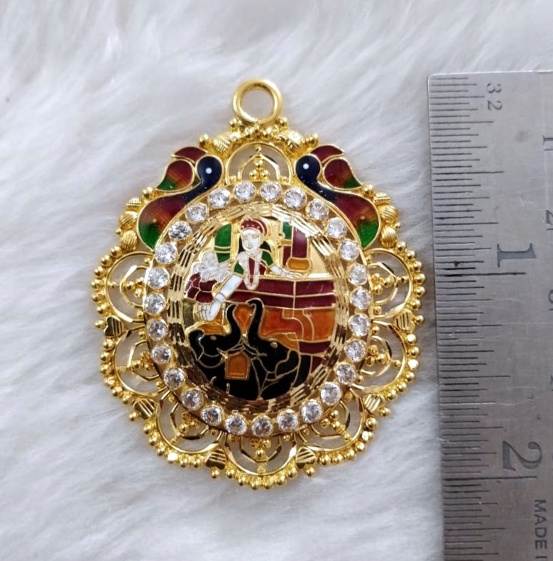 916 Gold Fancy Shakti Maa Pendant