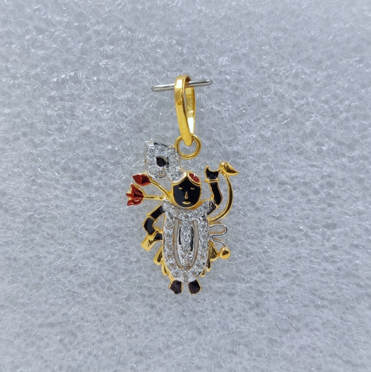 916 Gold Fancy Shreenathji Pendant