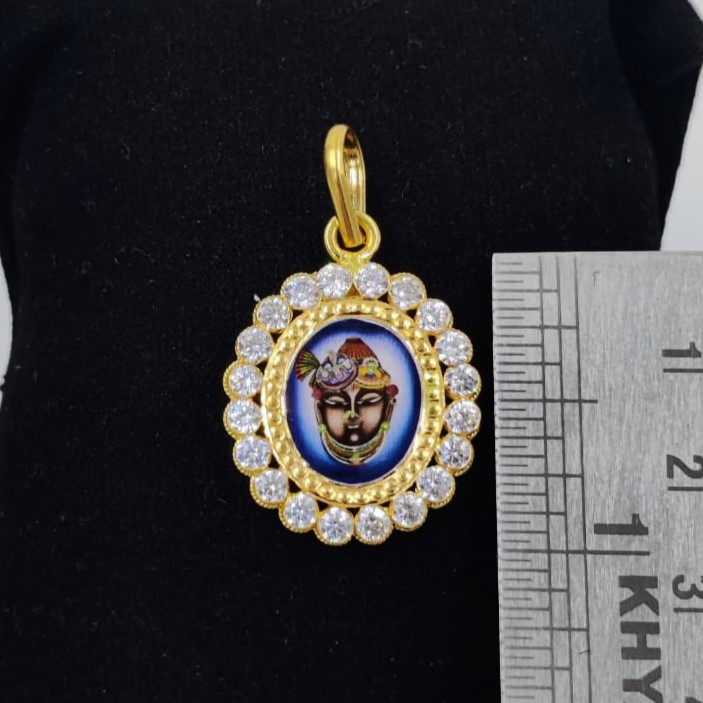 916 Gold Fancy Photo Mina Pendant