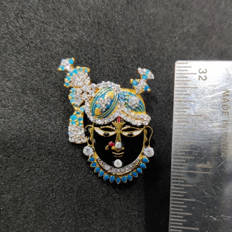 916 Gold Fancy Shreenathji Pendant