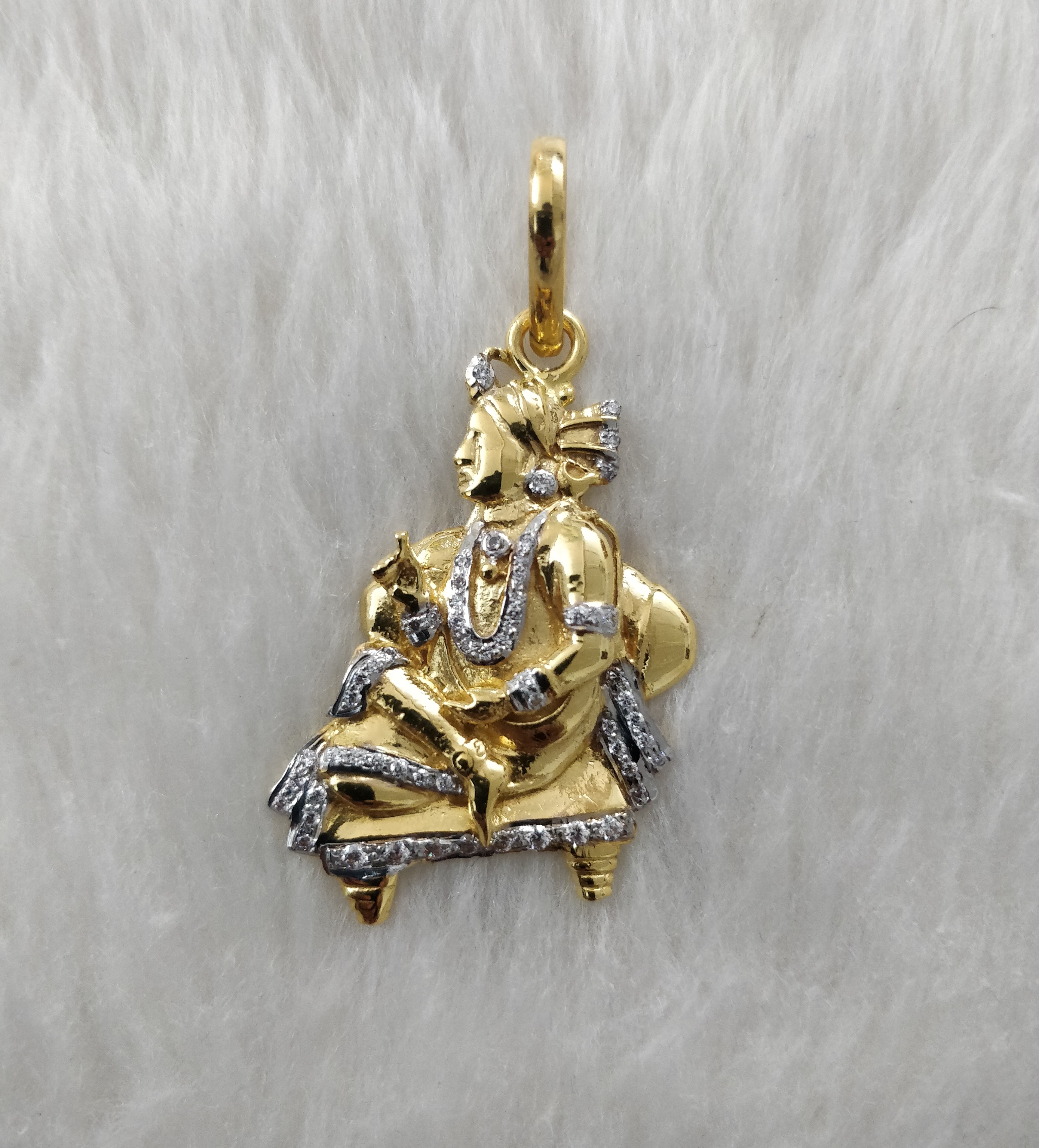 916 Gold Fancy Ghanshyam Maharaj Pendant