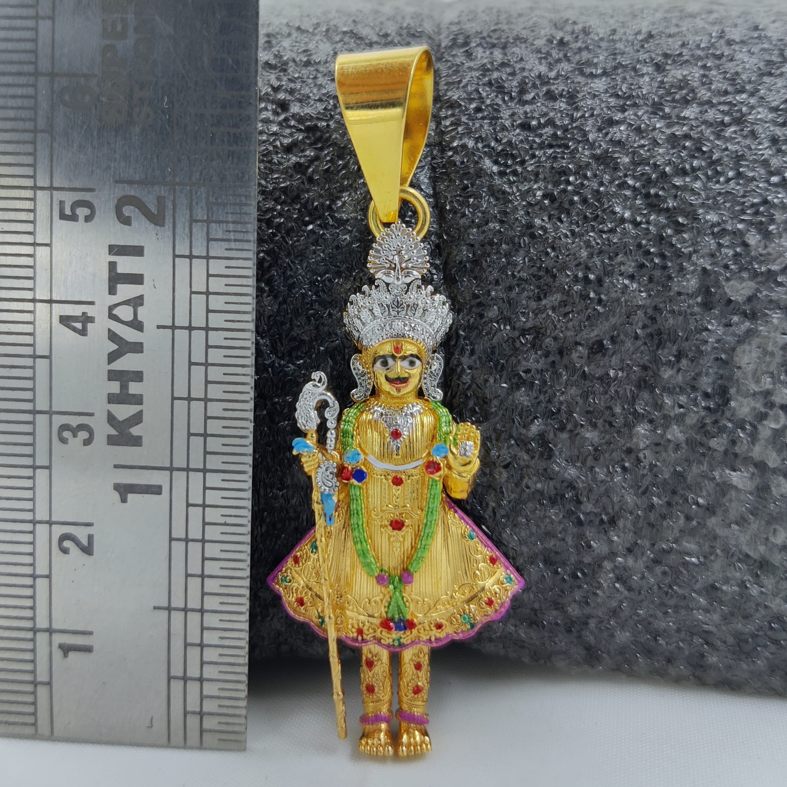 916 Gold Fancy Ghanshyam Maharaj Pendant