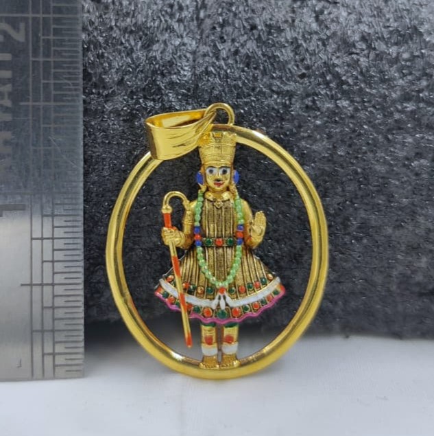 916 Gold Fancy Ghanshyam Maharaj Pendant