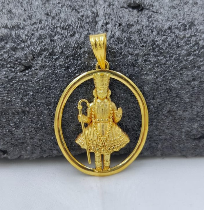 916 Gold Fancy Ghanshyam Maharaj Pendant