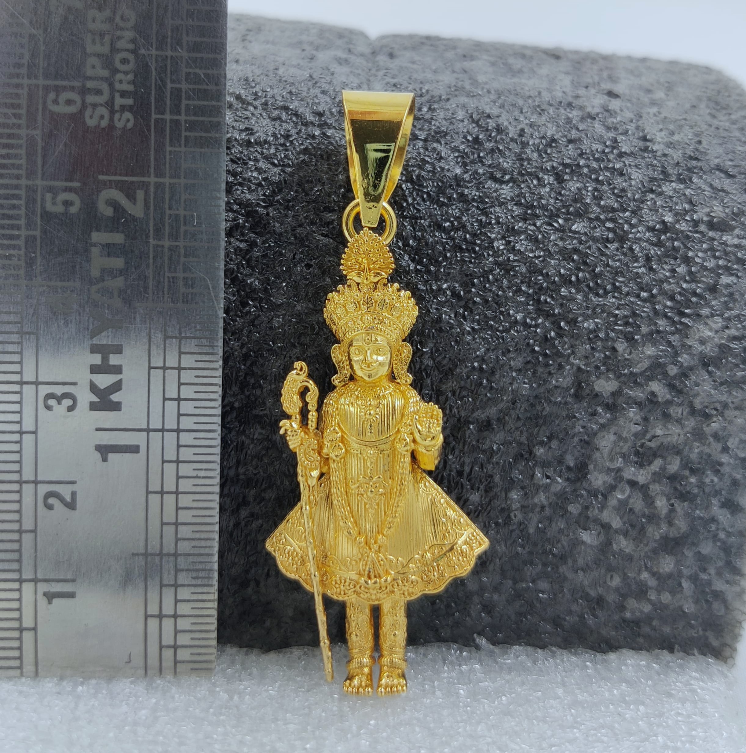 916 Gold Ghanshyam Maharaj Pendant