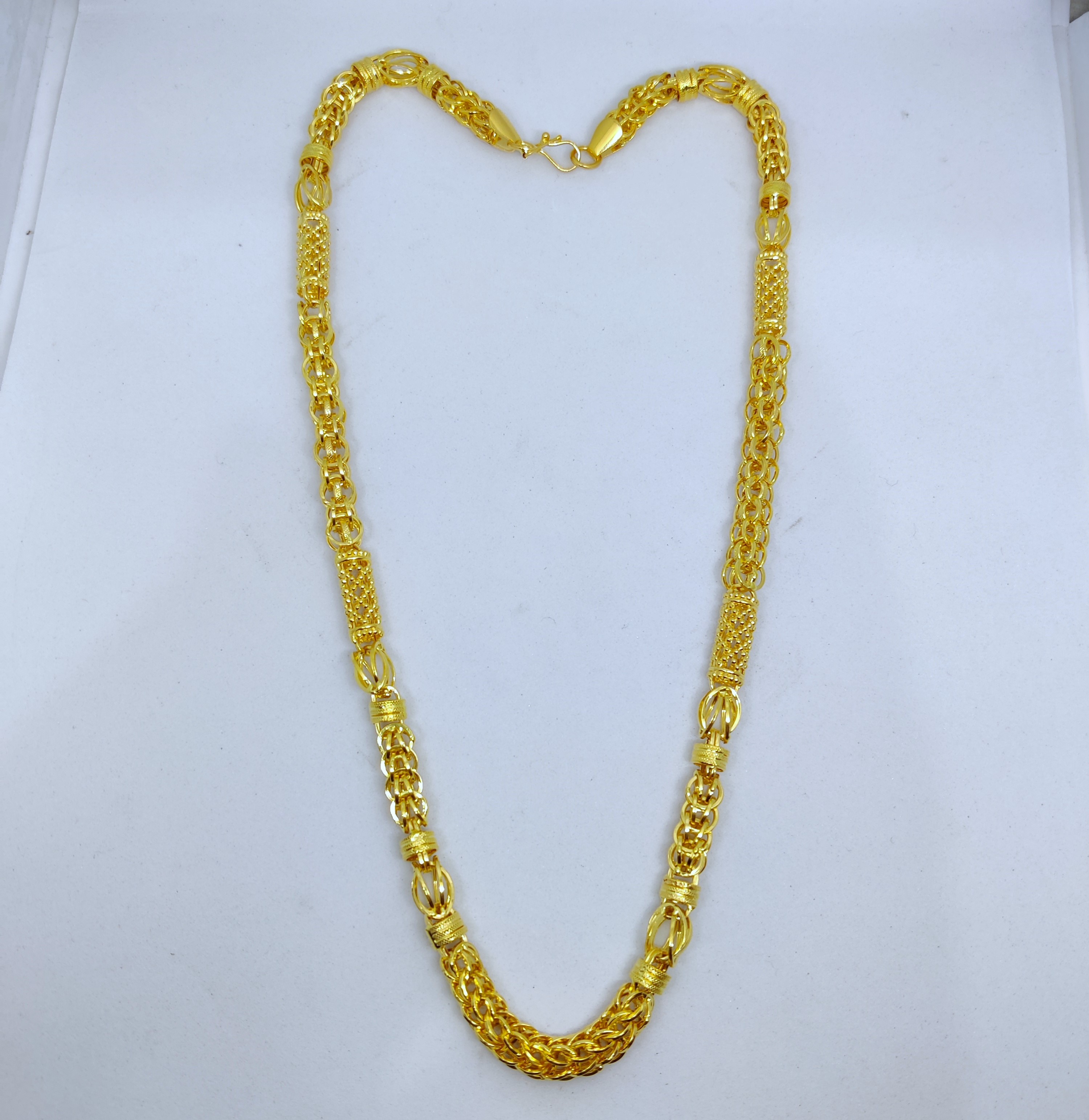 916 Gold Hollow Chain