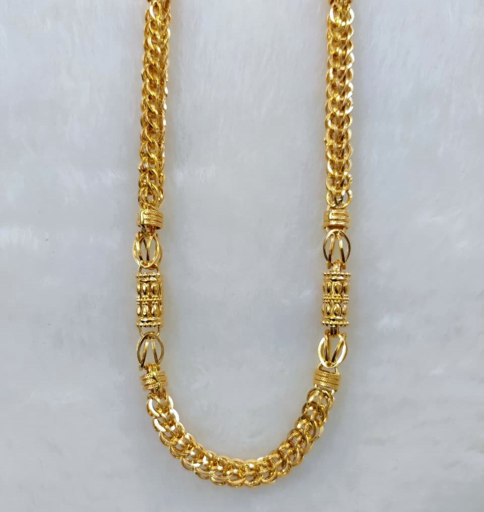 916 Gold Hollow Chain