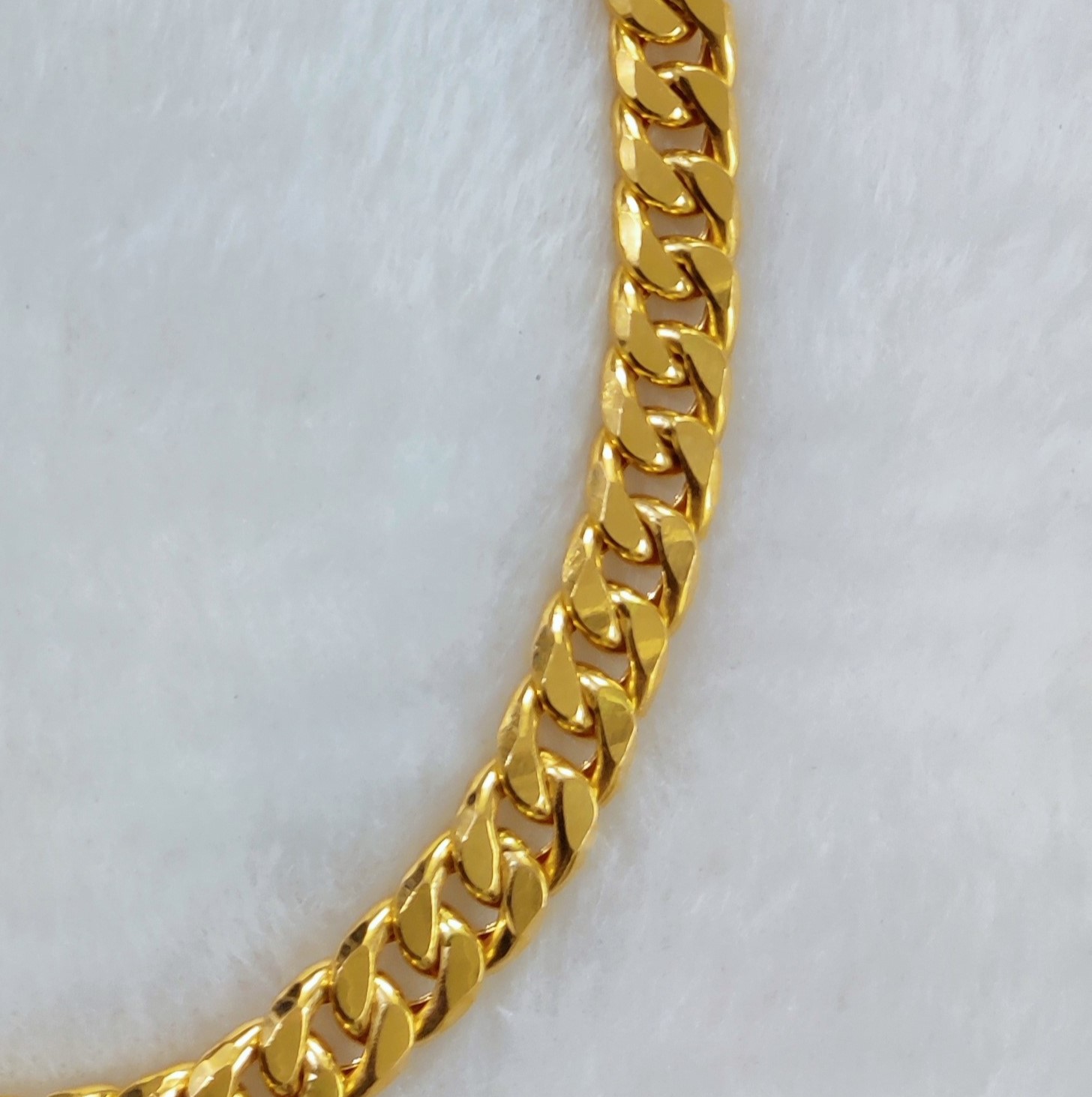 916 Gold Fancy Hollow Karab Chain