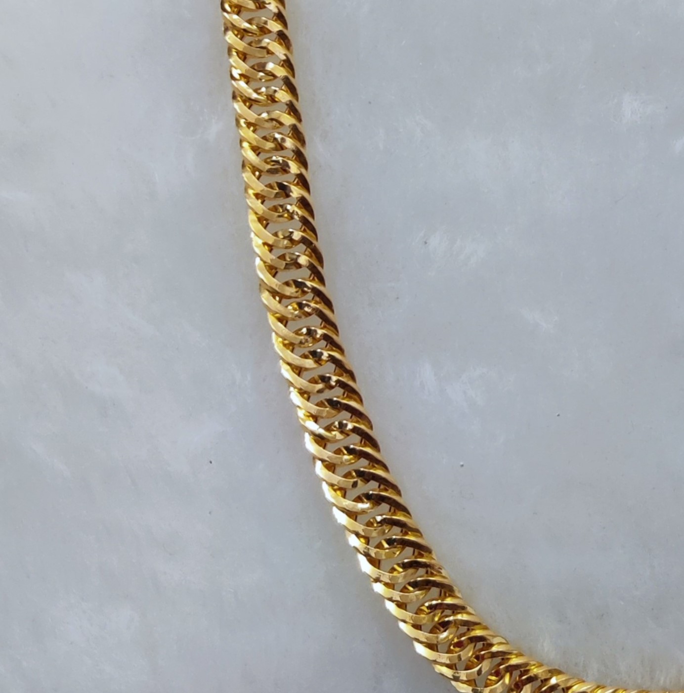 916 Gold Fancy Hollow Chain