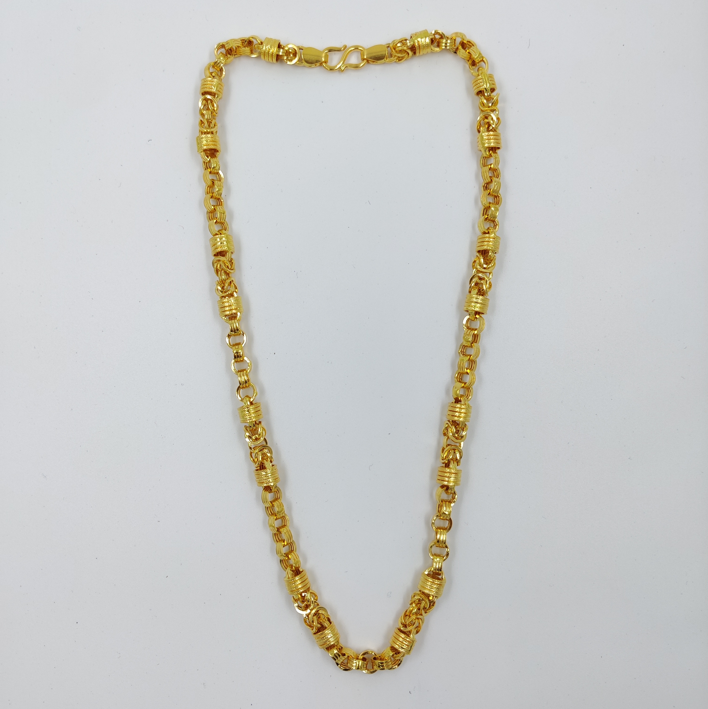 916 Gold Fancy Hollow Chain-67