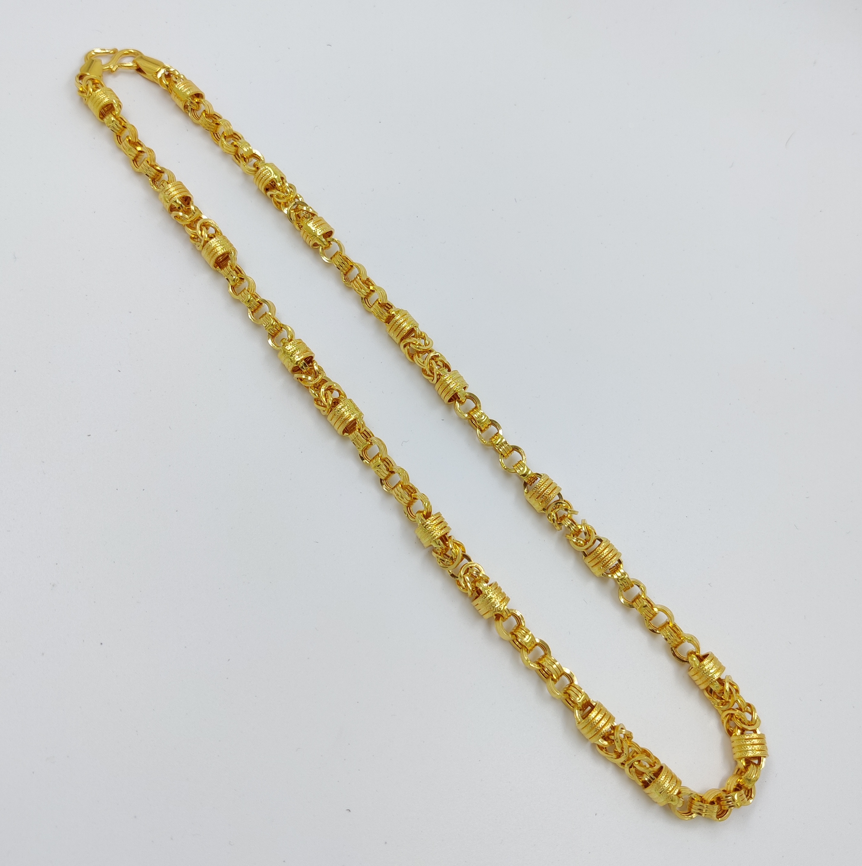 916 Gold Fancy Hollow Chain-67