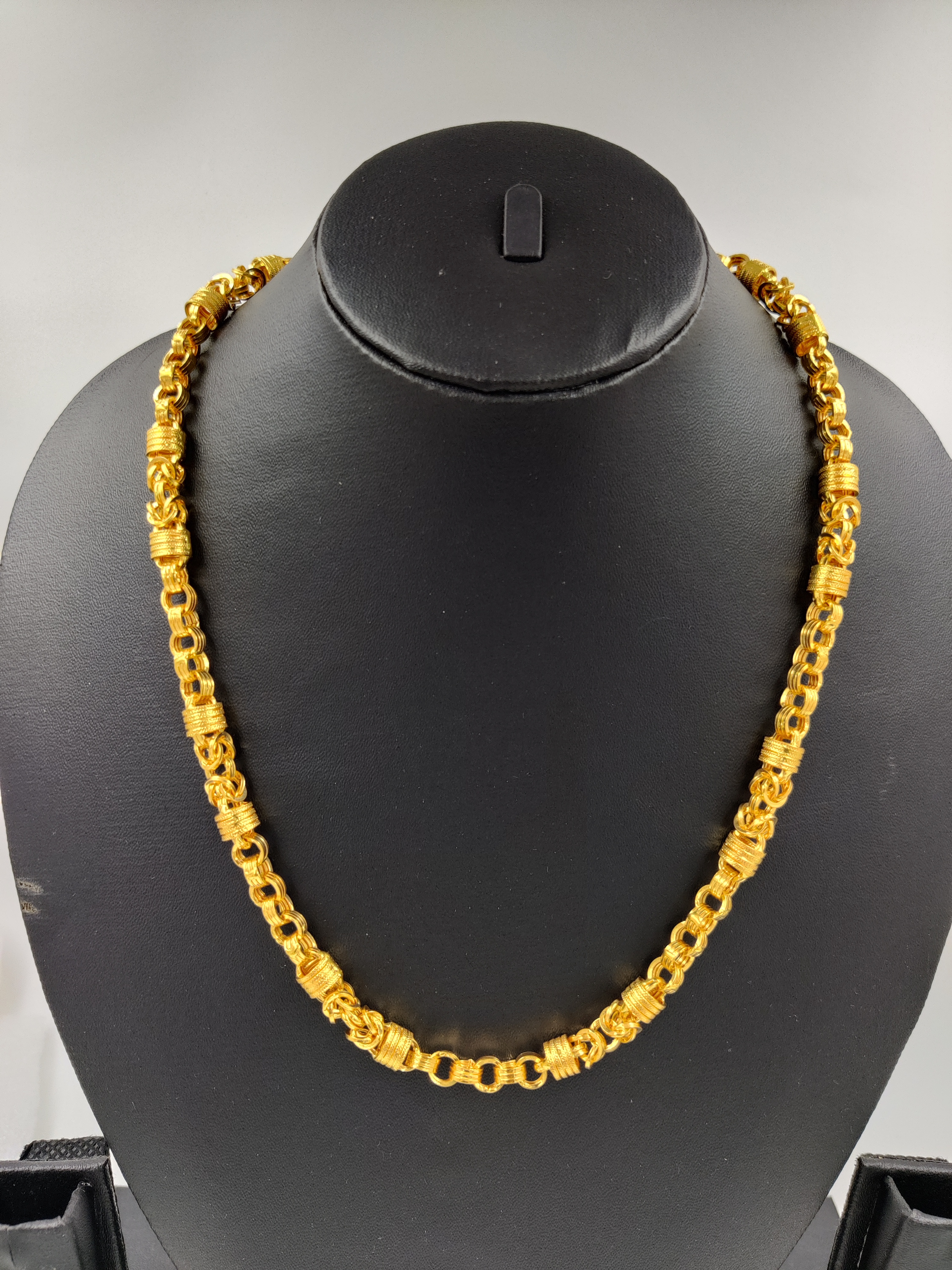 916 Gold Fancy Hollow Chain-67