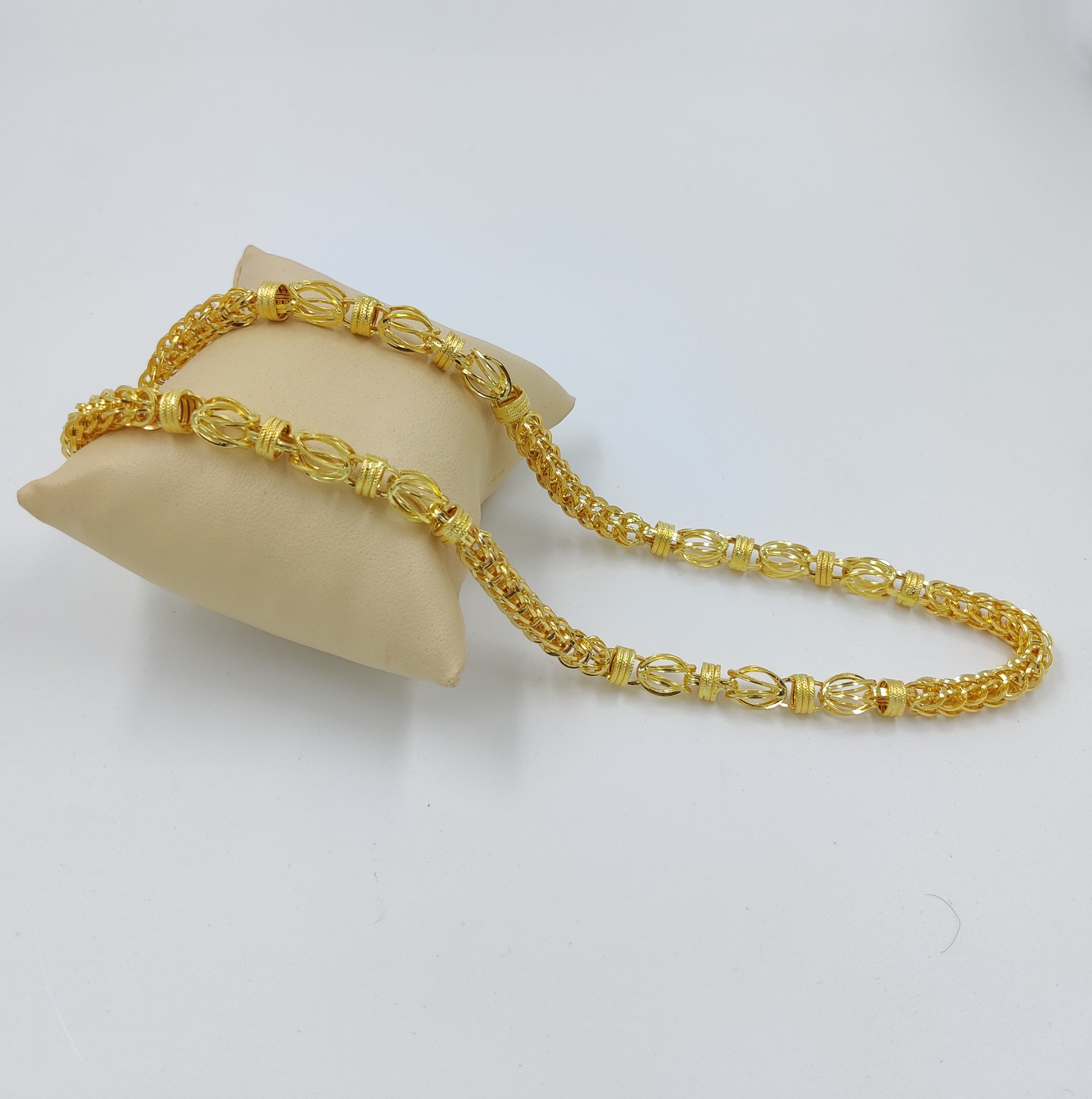 916 Gold Fancy Hollow Chain-68