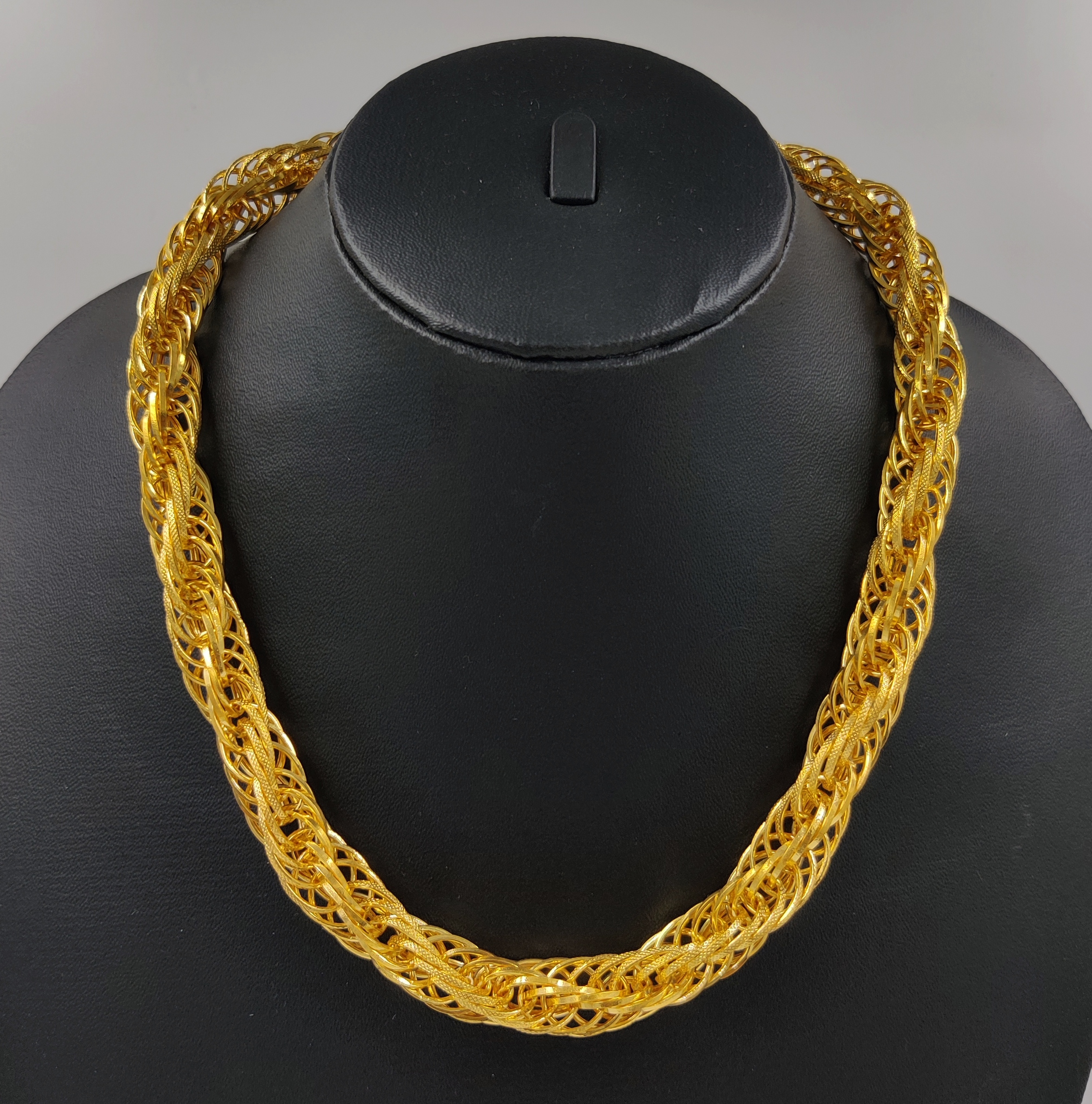 916 Gold Hollow Kadam Chain-69