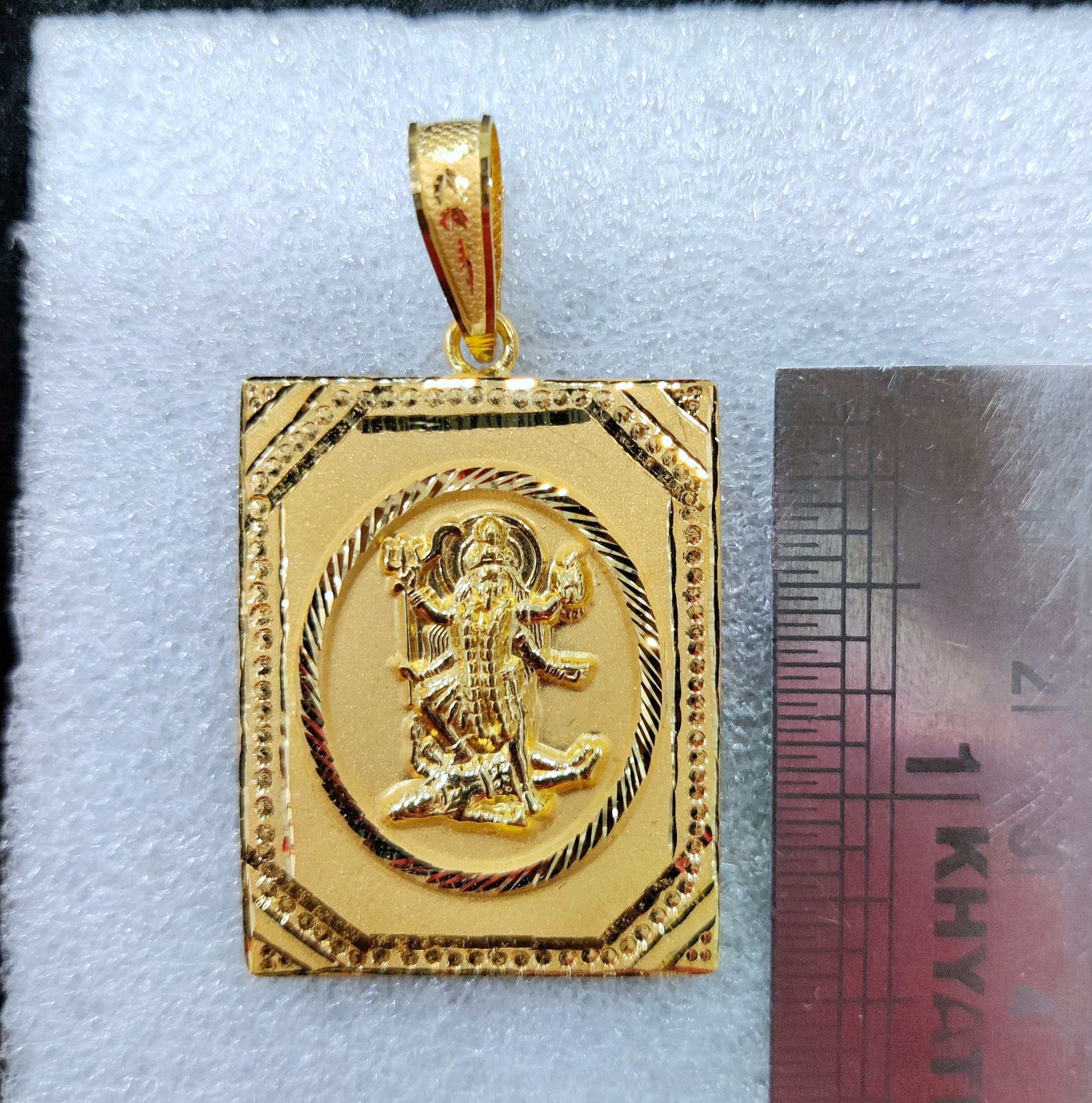 916 Gold Mahakali Maa Pendant-21