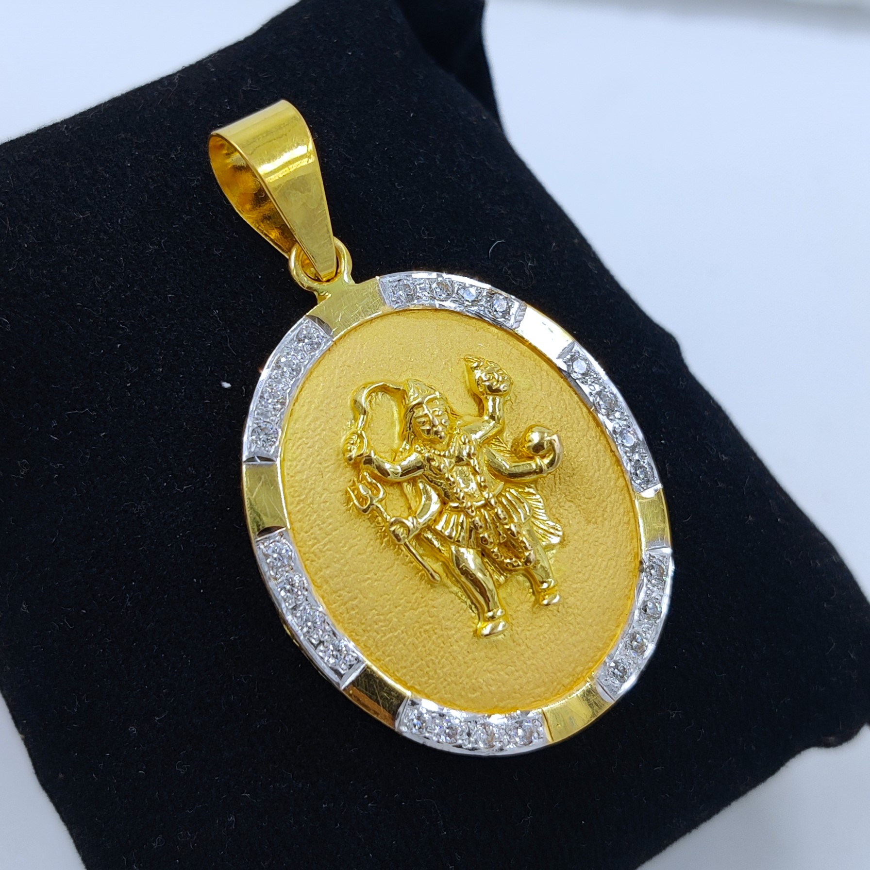 916 Gold Fancy Mahakali Pendant-22