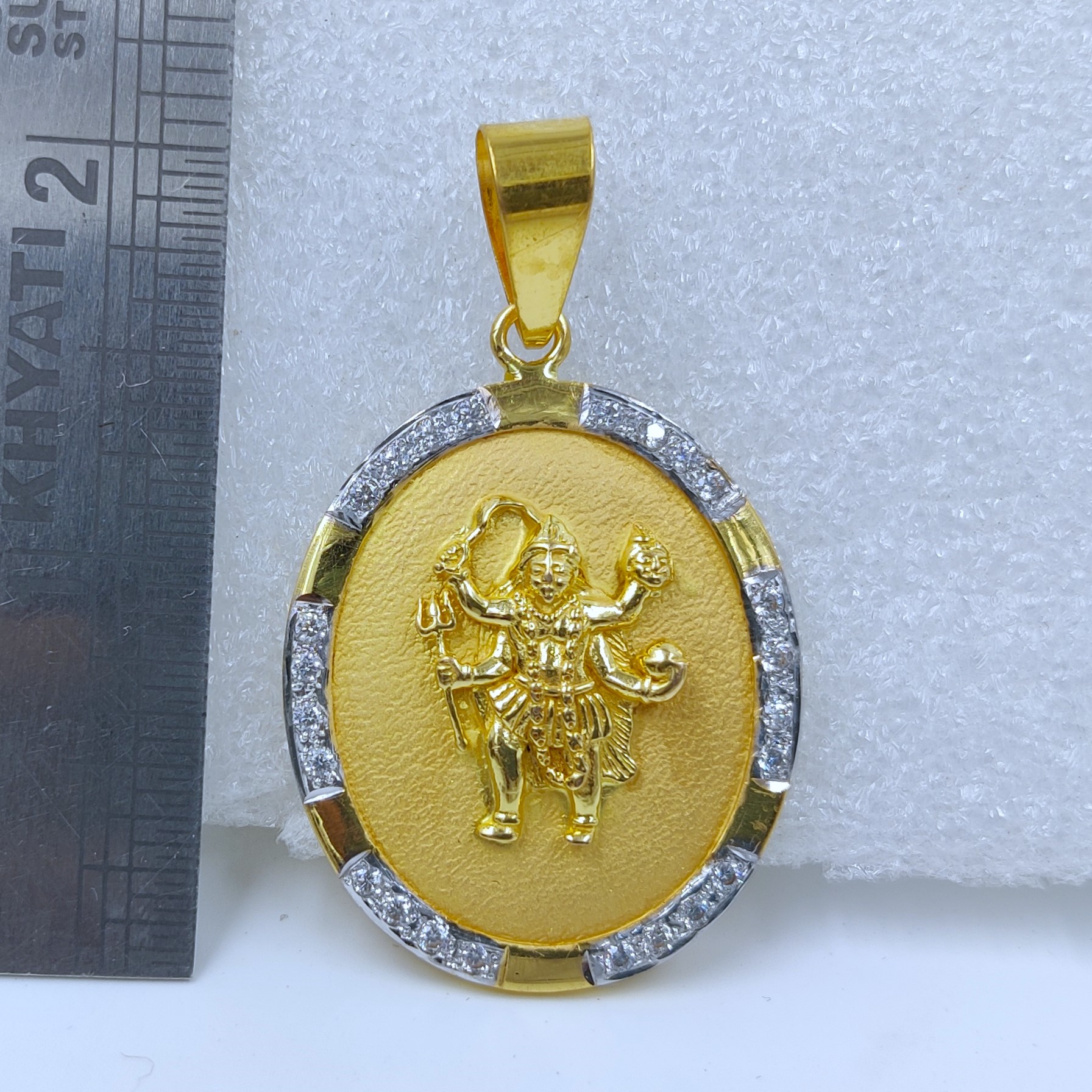 916 Gold Fancy Mahakali Pendant-22