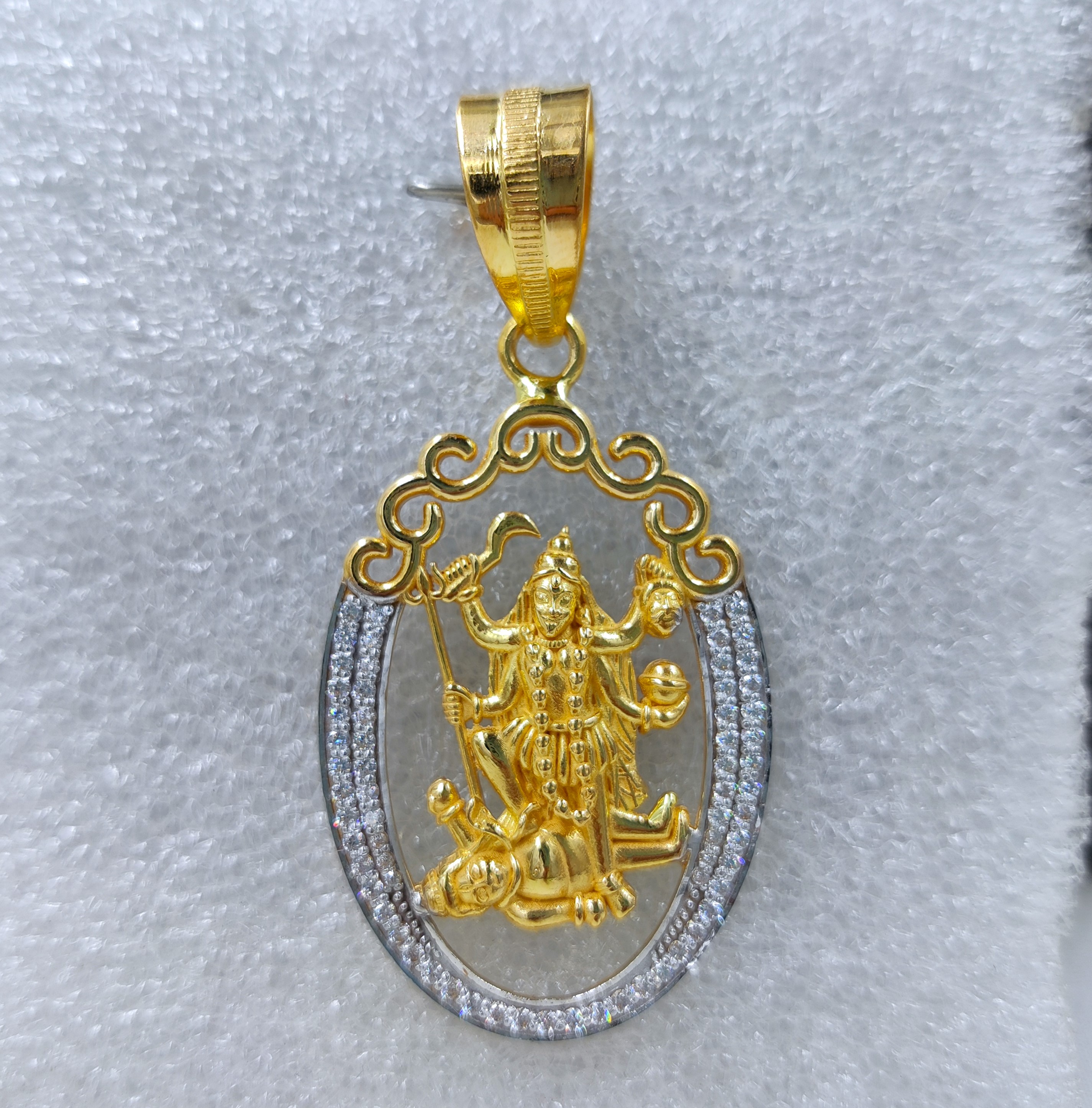 916 Gold Fancy Mahakali Maa Pendant-32