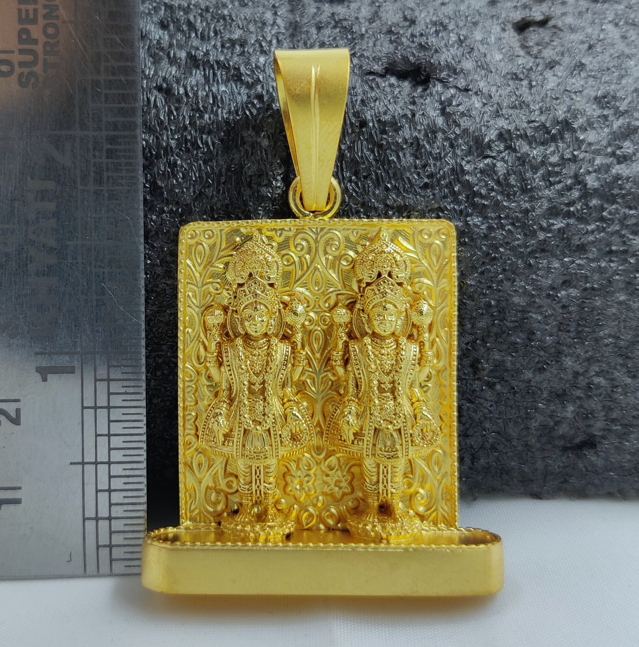 916 Gold Fancy Nar-narayan Dev Pendant