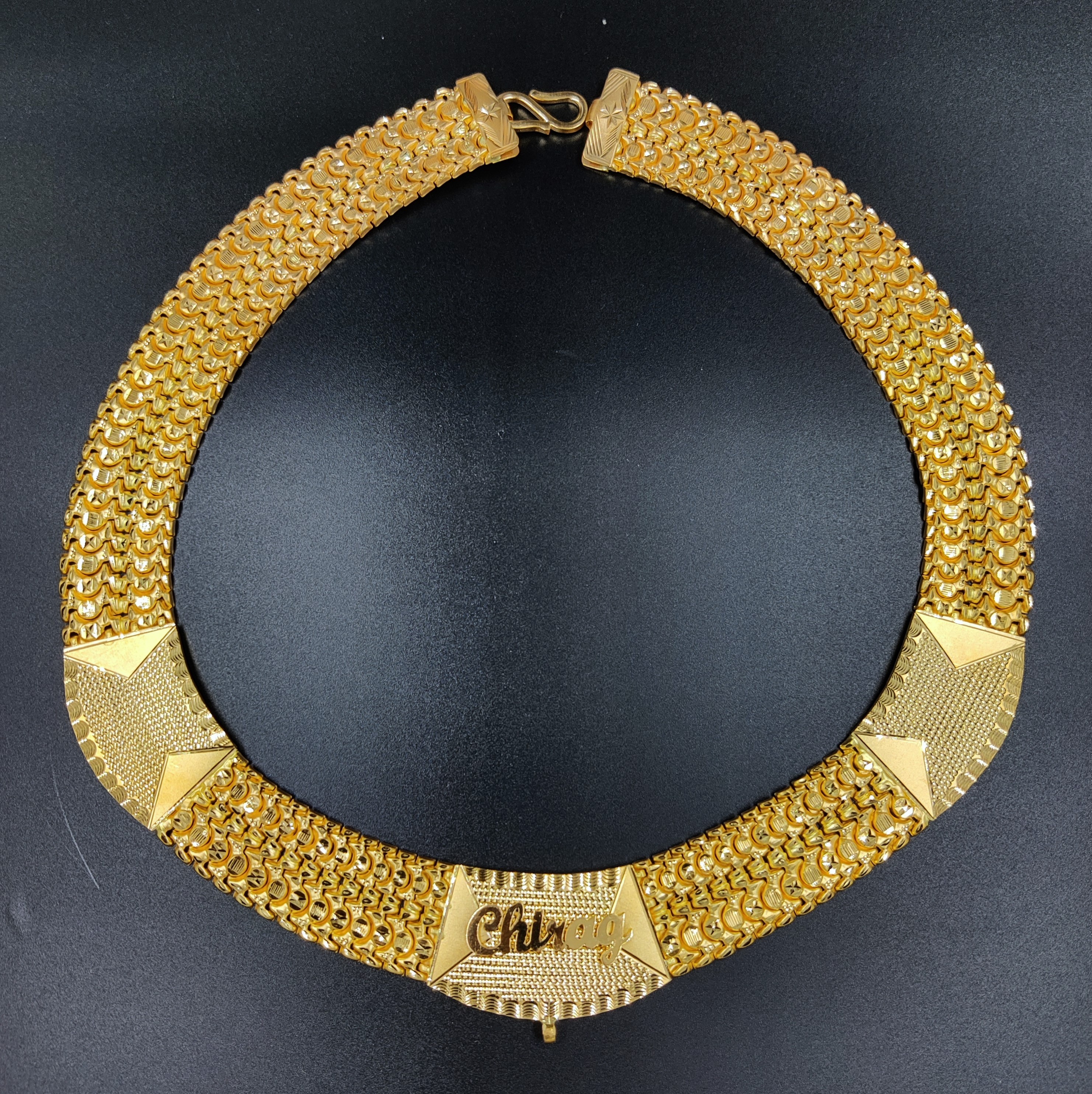 916 Gold Singapuri Chain