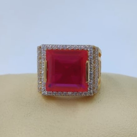 916 Gold Fancy Stone Ring